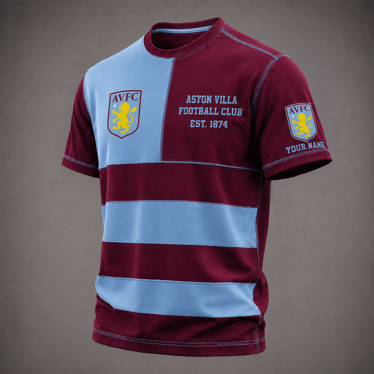 AVL x EPL Premium Vintage All Over Print T-Shirt 3D Personalized Gift For True Fan