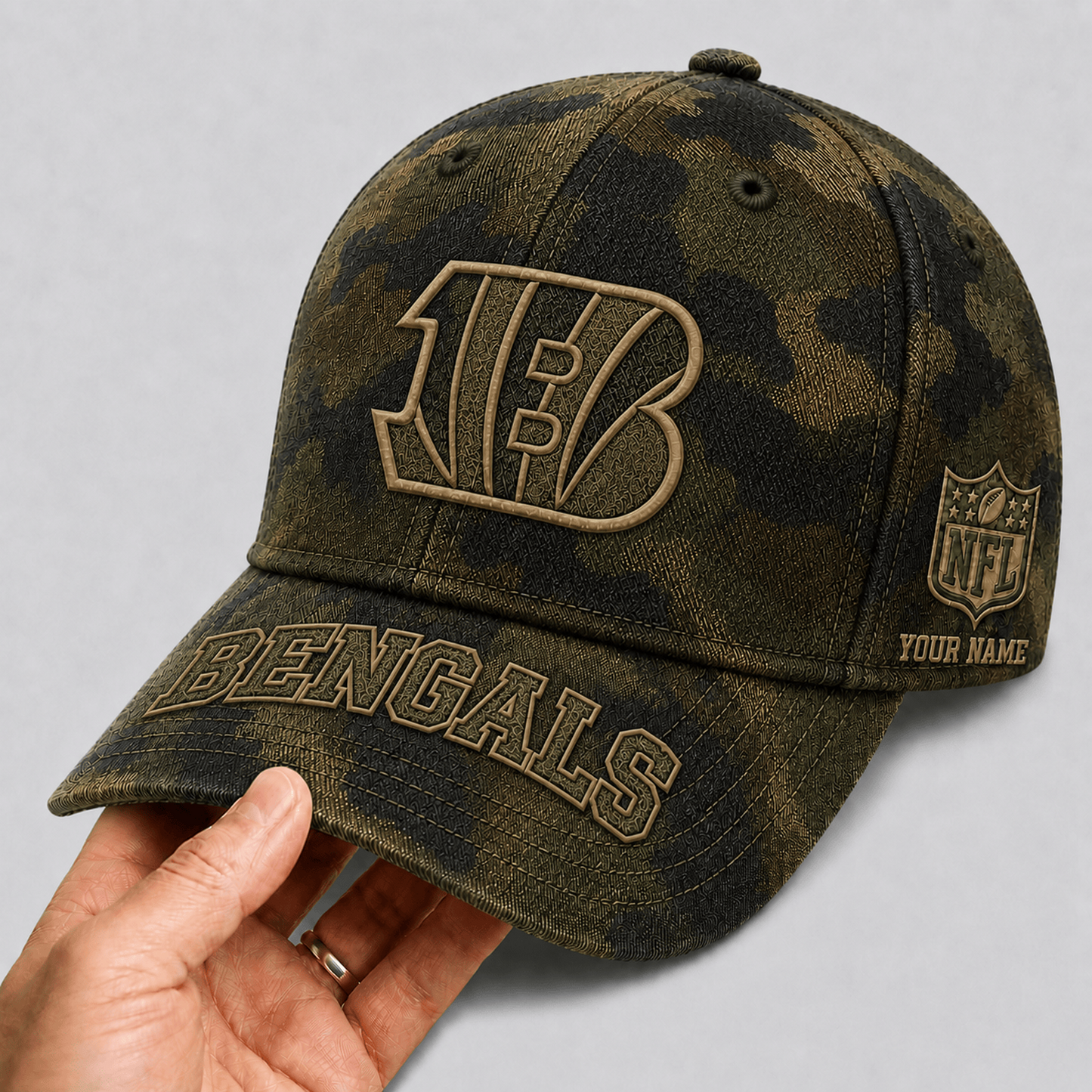 CIN x NFL Military Camo Classic Cap