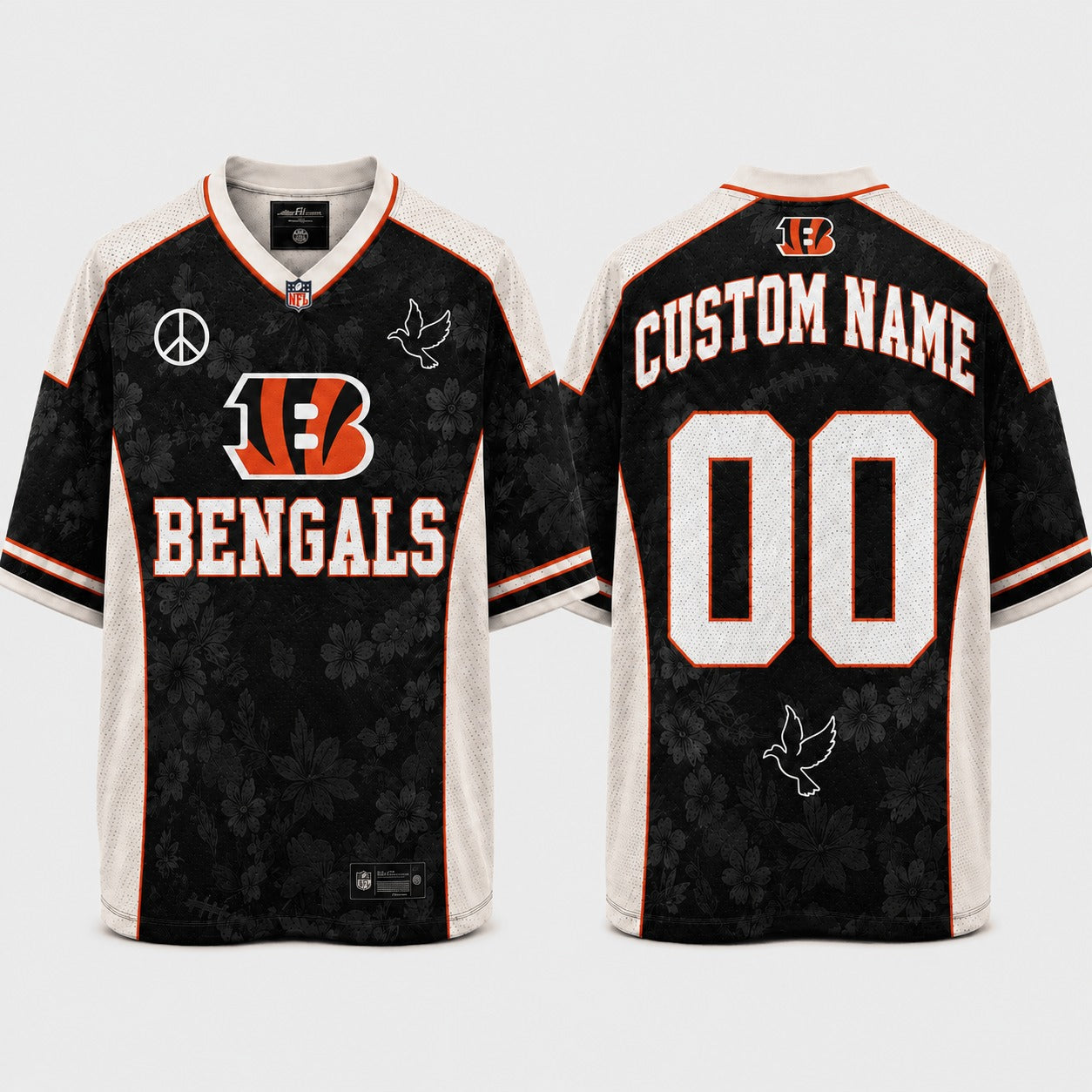 CIN x NFL Premium Mesh Jersey Personalized Gift For Fan