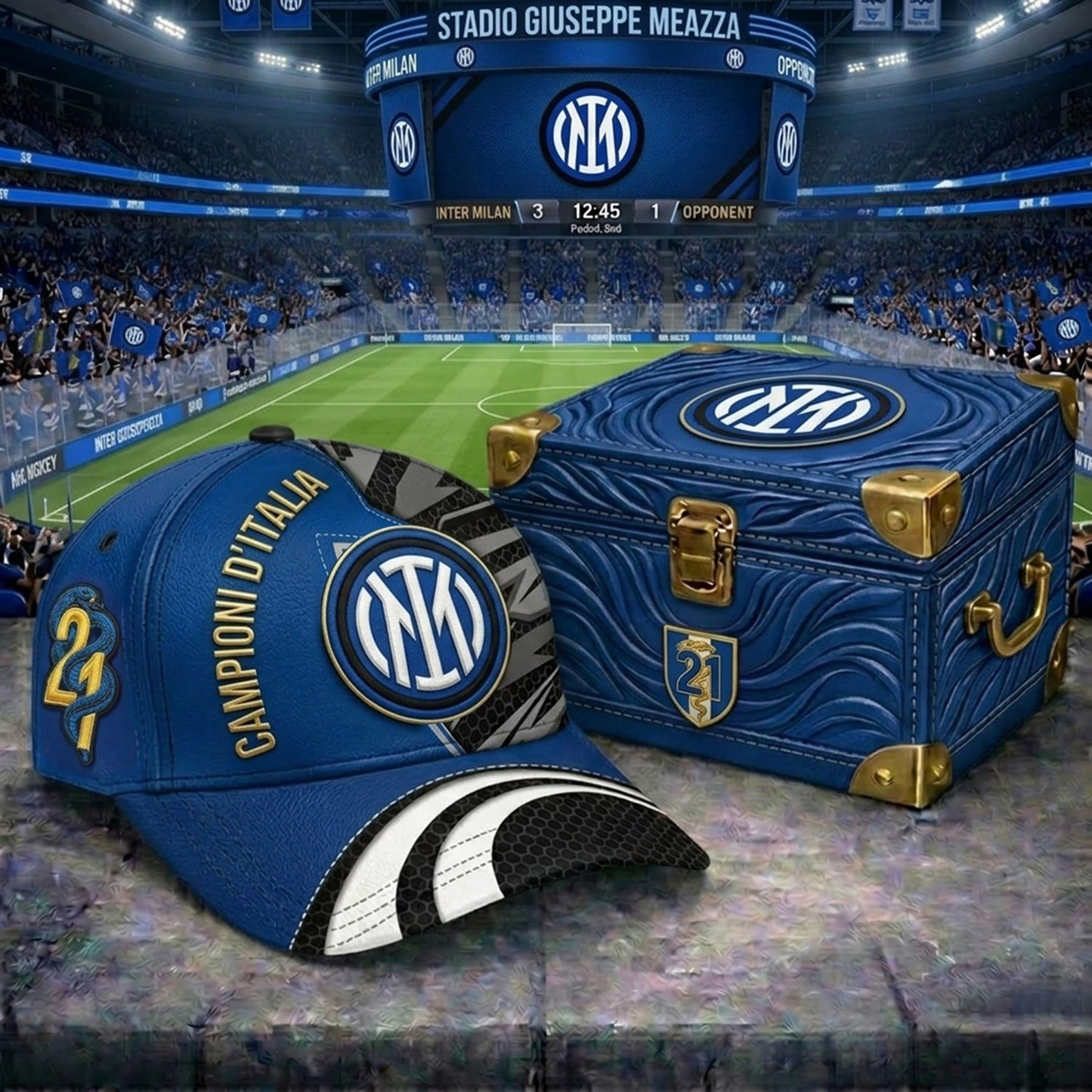 Cappello Campioni dƒ?????Italia Limited X INTER HAT V5 NDT NHM 070526