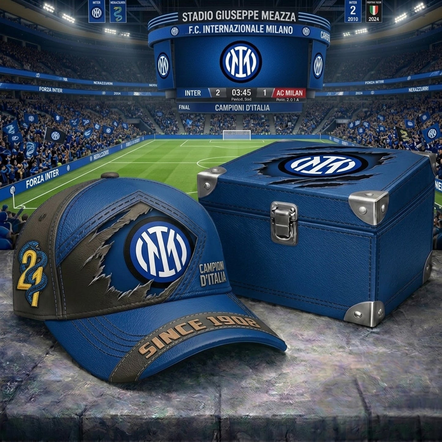 Cappello Campioni dƒ?????Italia Limited X INTER HAT V6 NDT NHM 070526