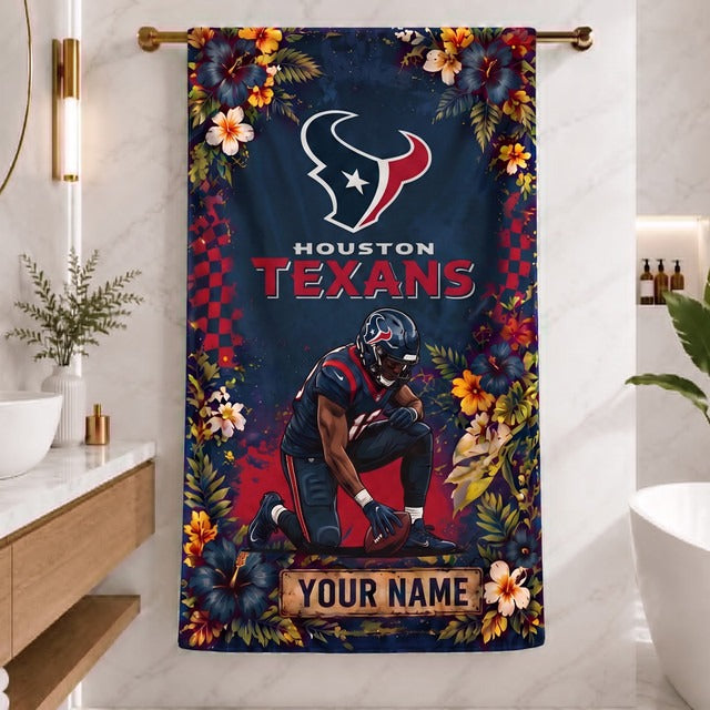 HT x NFL Steel Curtain Football Beach Towel