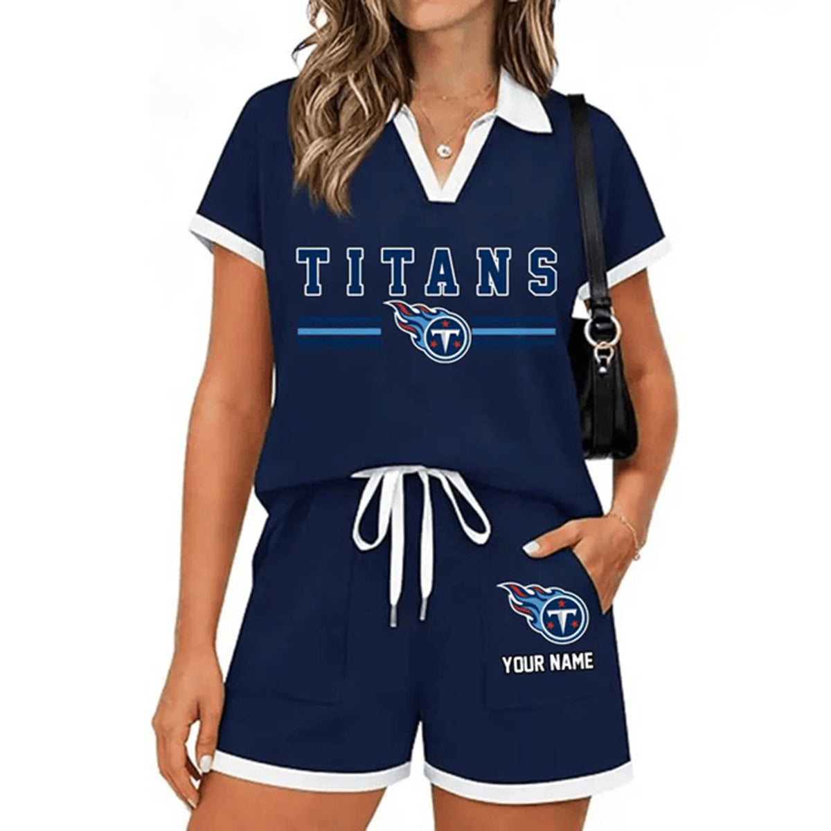 PREMIUM NFL X TEN Retro Athletic Contrast Polo Set FOR SUMMER HOLIDAY NDT NHM 100626