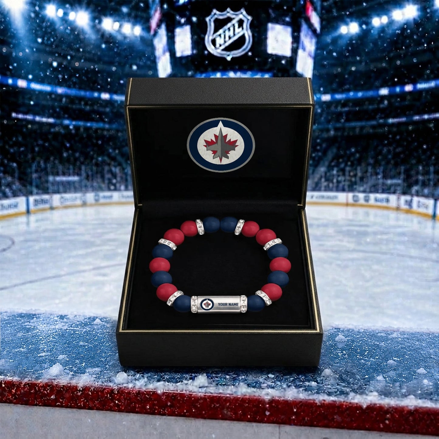 PREMIUM NHL X WJ Custom Name Handcrafted Lucky Energy Bracelet Gift For Fans - Limited Edition NDT NHM 270526