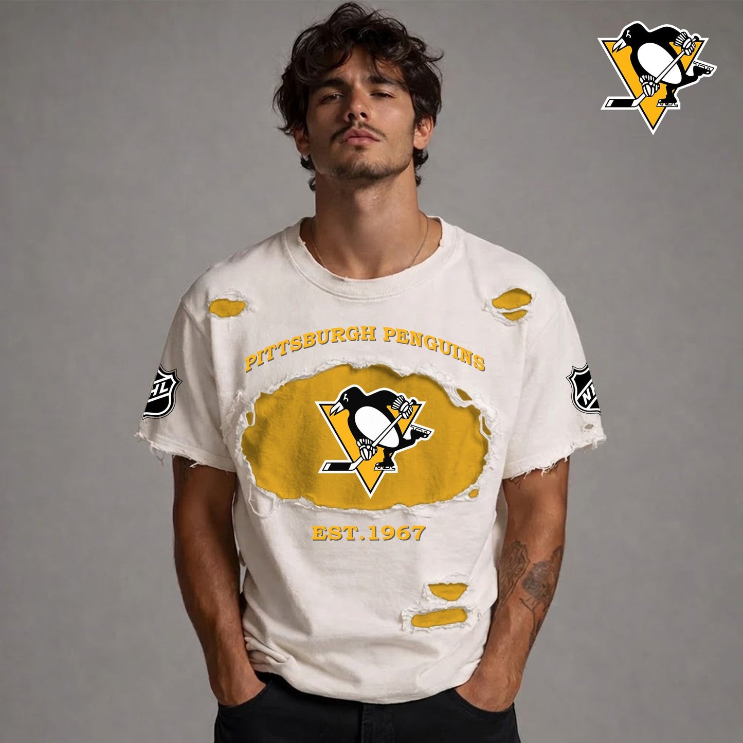 PREMIUM NHL x PP RETRO WASH SHIRT NDT NTN 080426