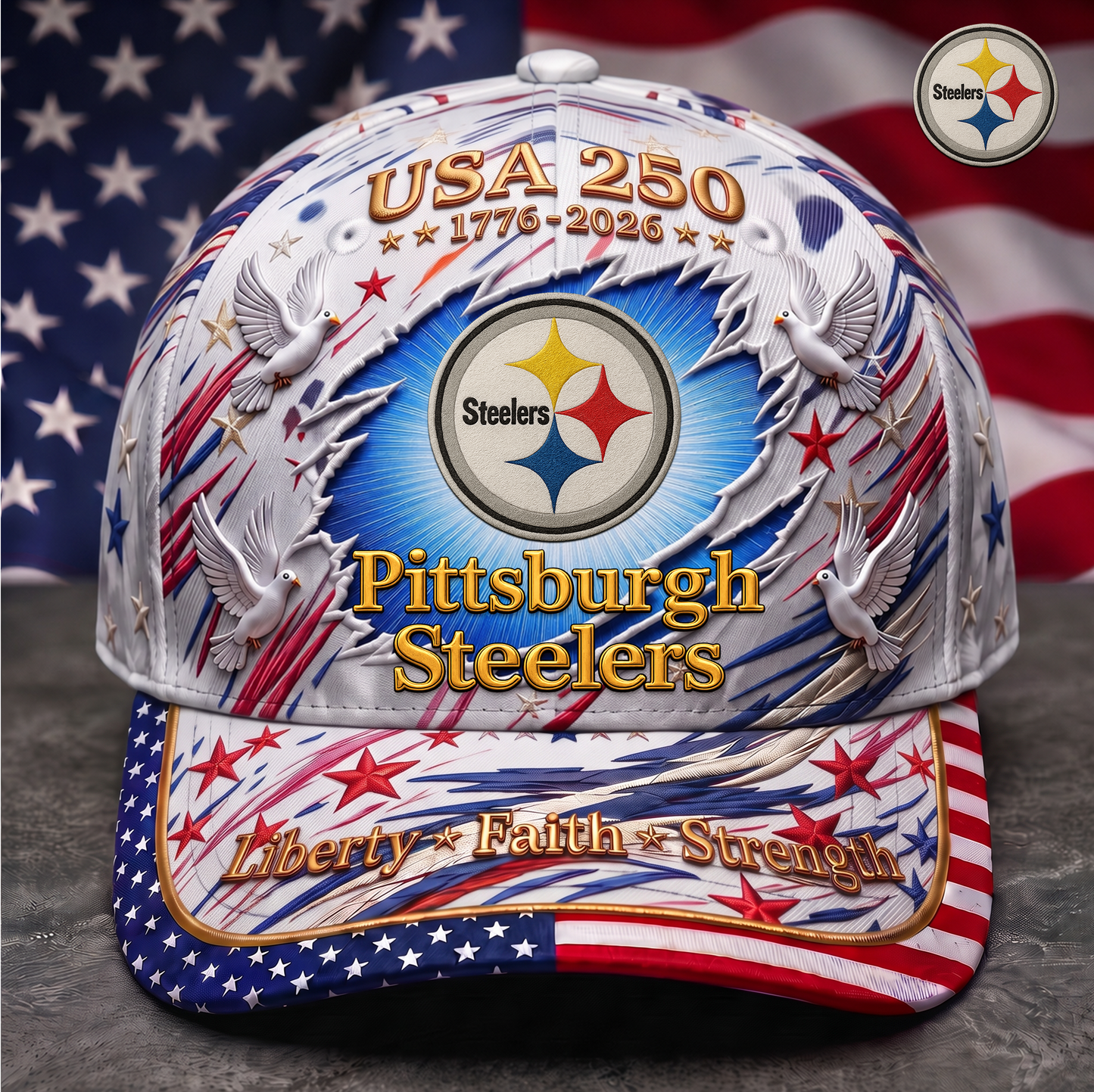 Premium NFL x PS 250 Years Anniversary Of Freedom Cap V4 260626