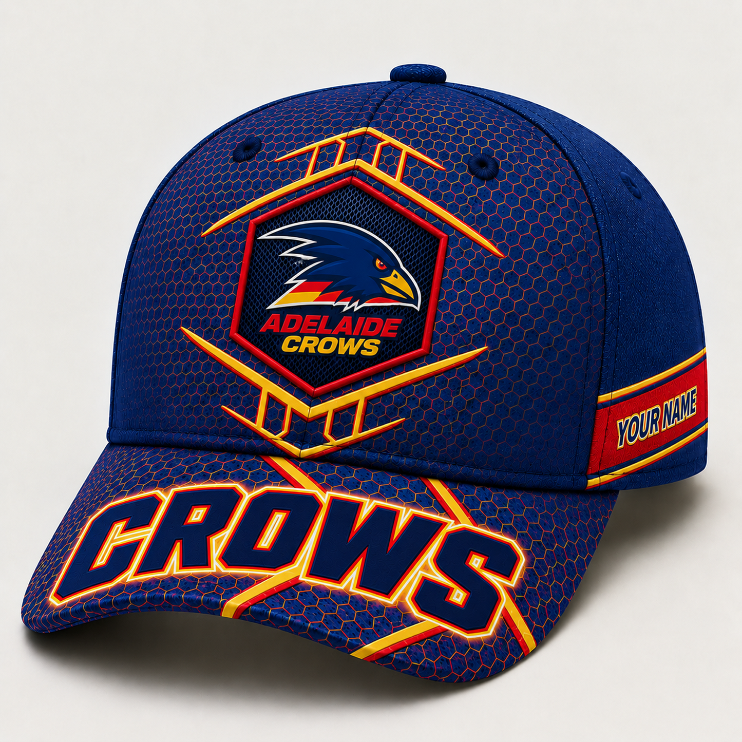 Premium AFL x ADE Honeycomb Custom Name Cap for Loyal Fans