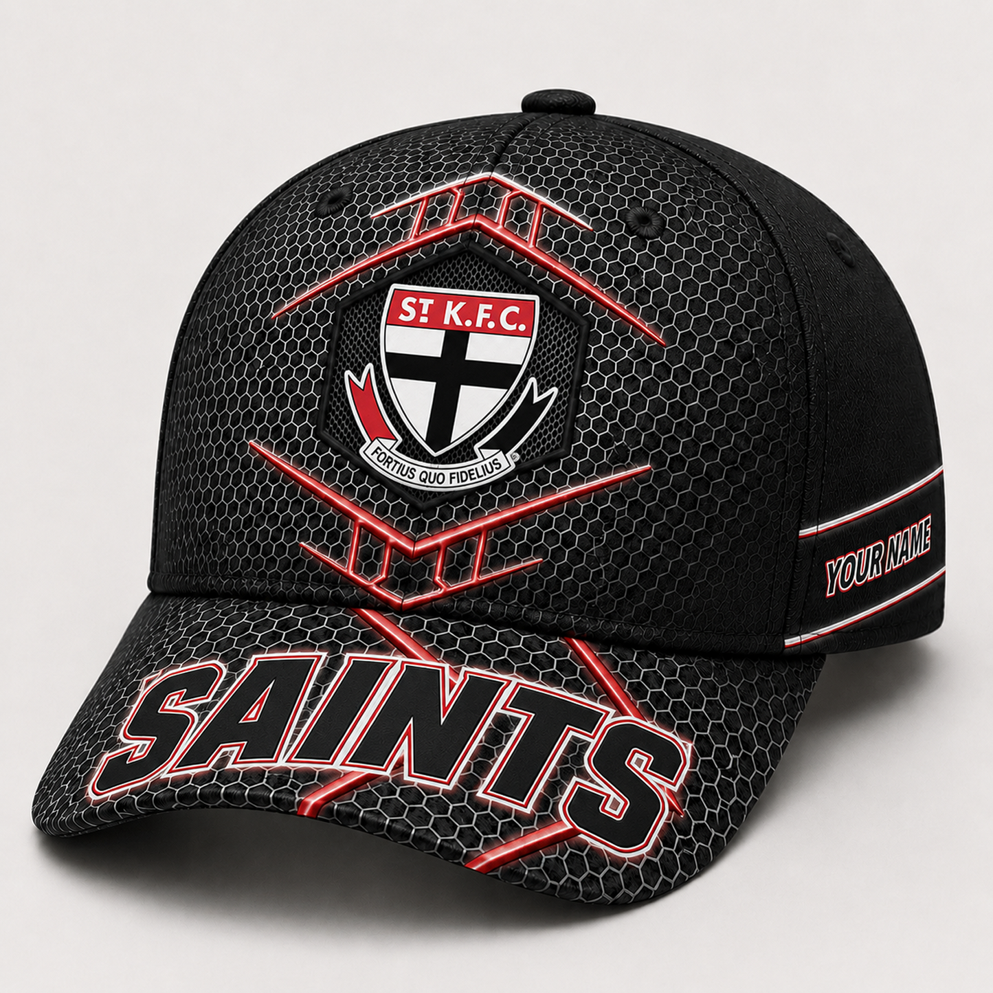 Premium AFL x STK Honeycomb Custom Name Cap for Loyal Fans