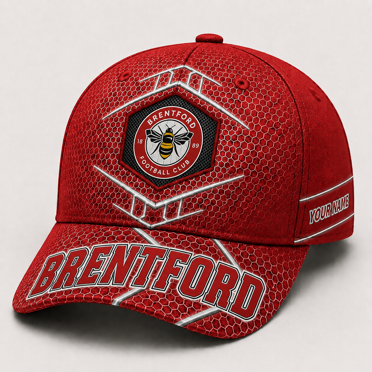 Premium EPL x BRE Honeycomb Custom Name Cap for Loyal Fans