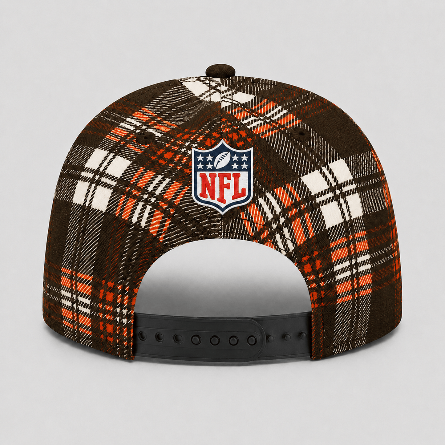 Premium NFL x CLE Plaid Game Day Style cap