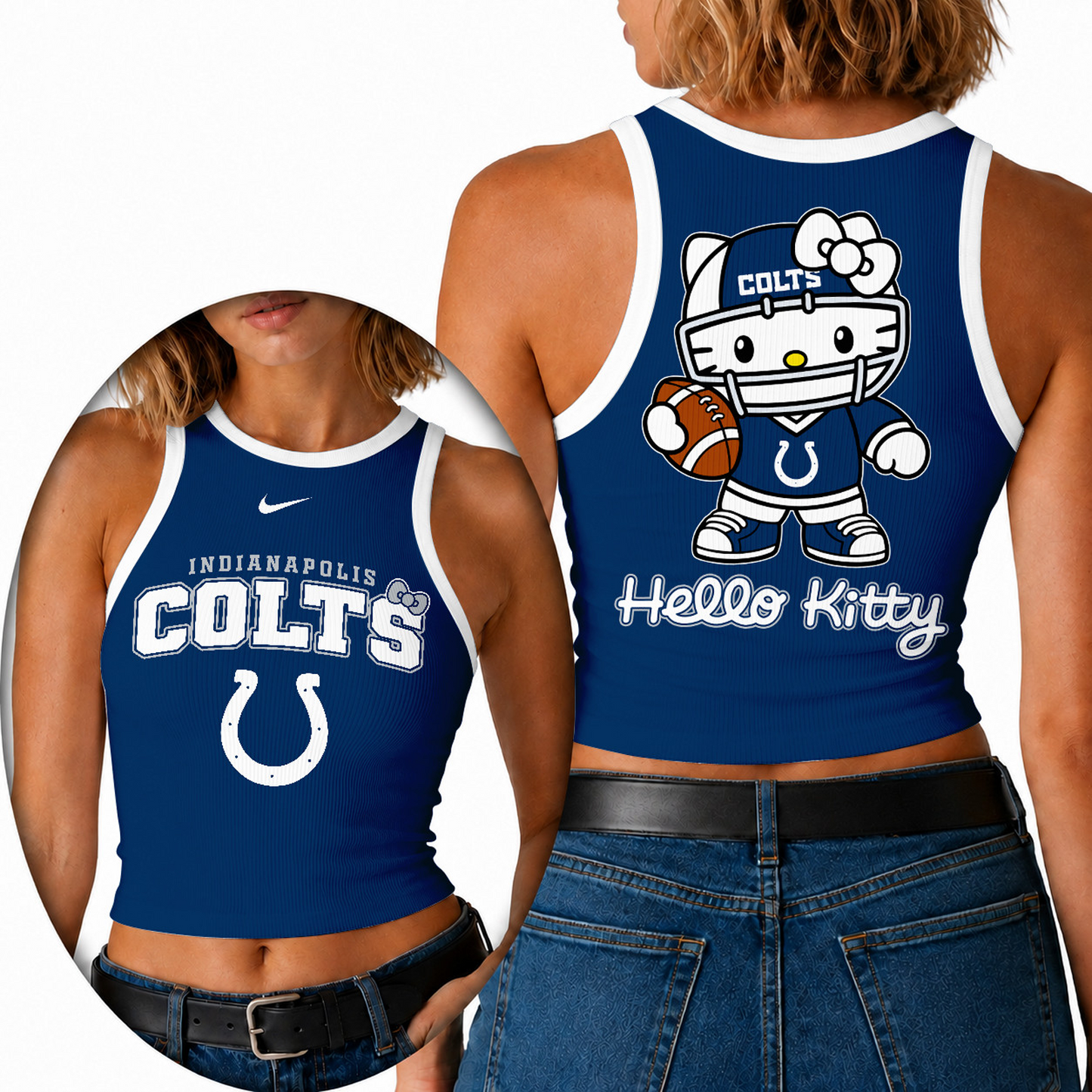 Premium NFL x IND Hello Kitty Tank Top