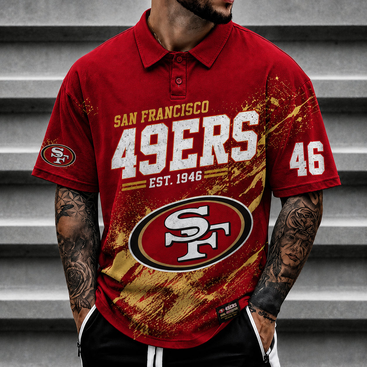 SF49 x NFL Luxury V2 Polo Shirt
