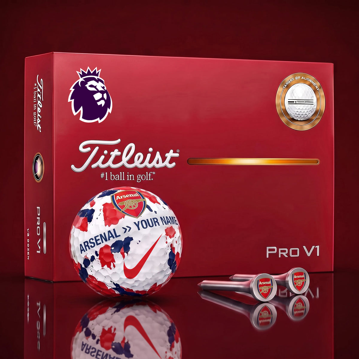SIGNATURE EPL X ARS DELUXE PERSONALIZED GOLF BALL LIMITED EDITION V4