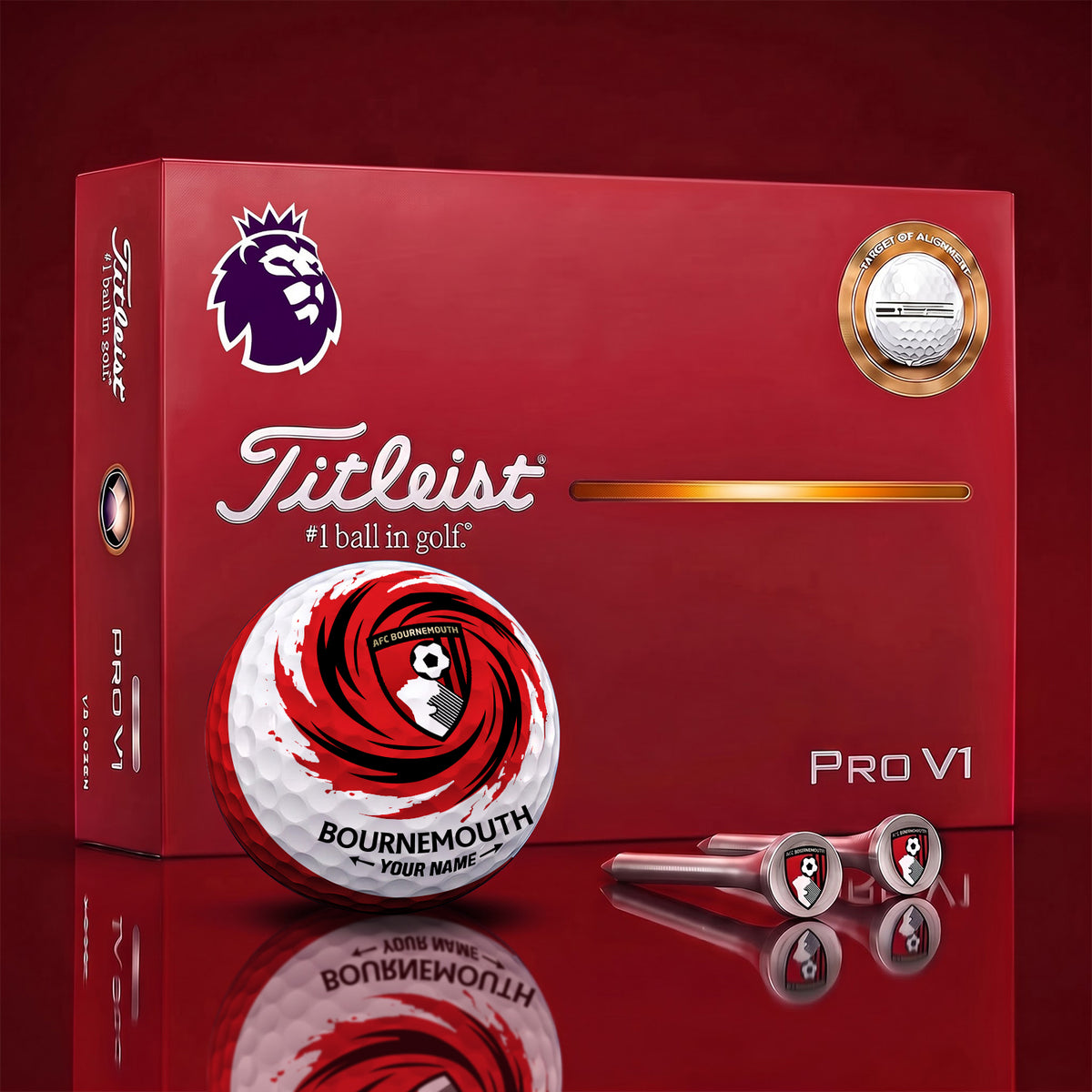 SIGNATURE EPL X BOU DELUXE PERSONALIZED GOLF BALL LIMITED EDITION V03