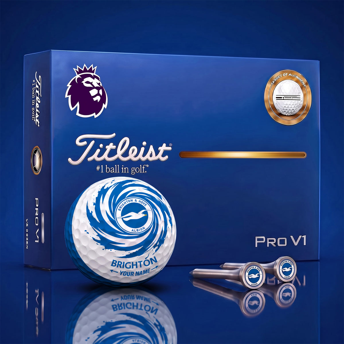 SIGNATURE EPL X BRI DELUXE PERSONALIZED GOLF BALL LIMITED EDITION V03