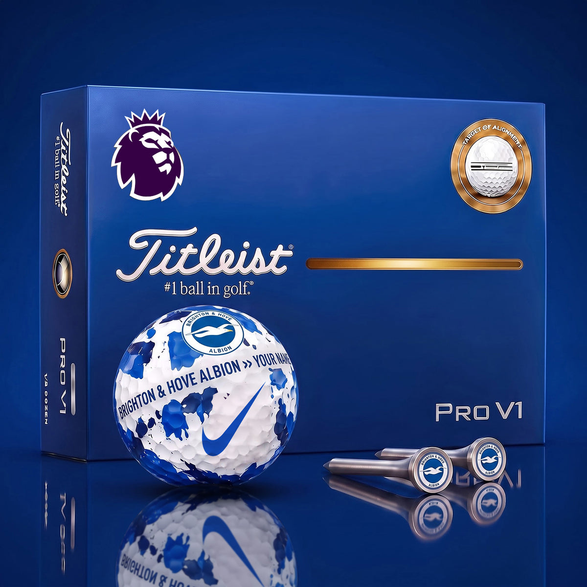SIGNATURE EPL X BRI DELUXE PERSONALIZED GOLF BALL LIMITED EDITION V4
