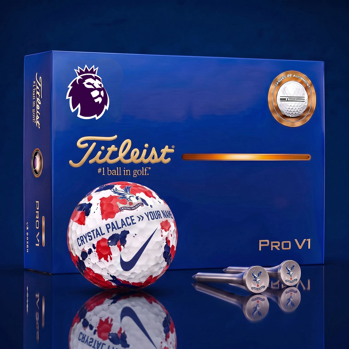 SIGNATURE EPL X CRY DELUXE PERSONALIZED GOLF BALL LIMITED EDITION V4