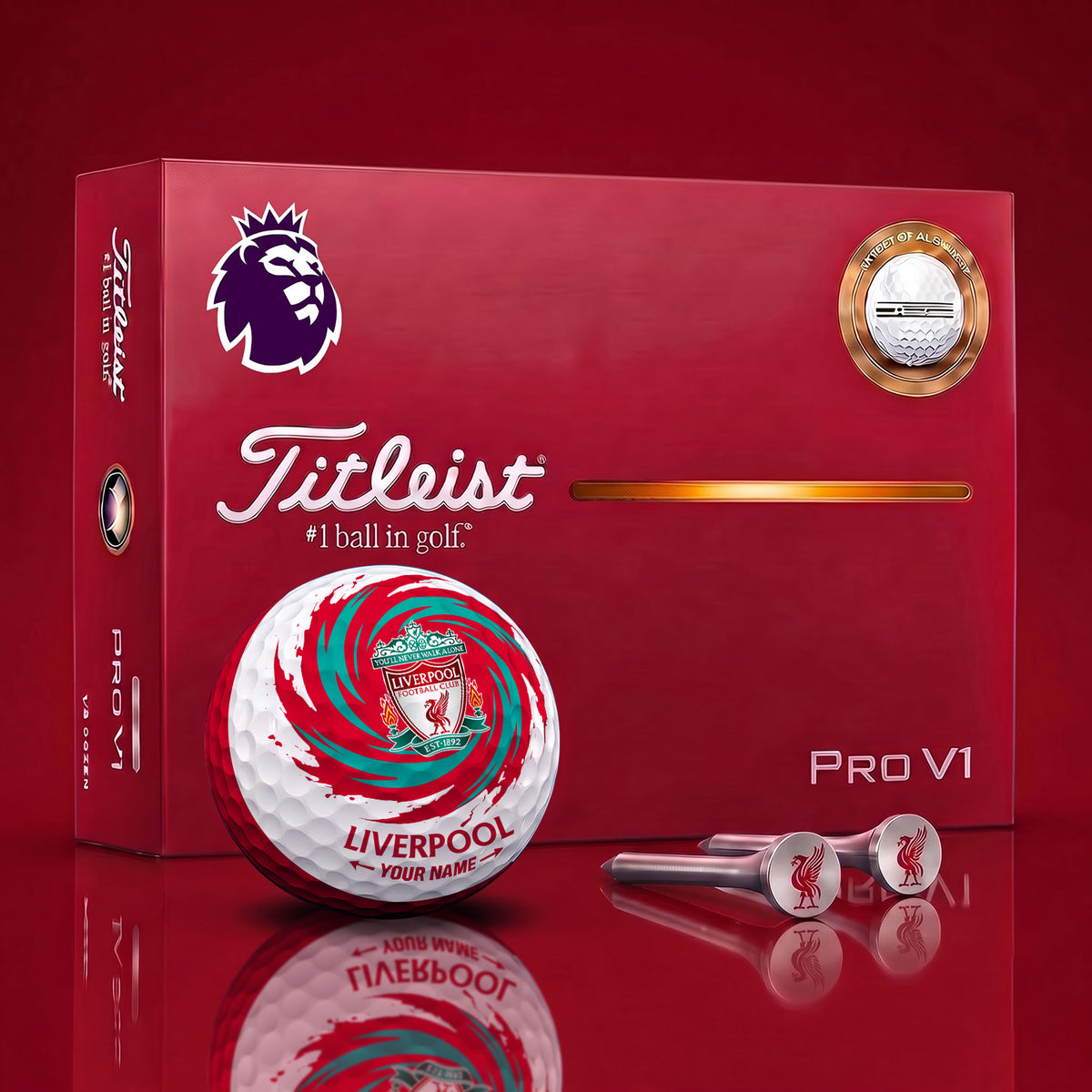 SIGNATURE EPL X LIV DELUXE PERSONALIZED GOLF BALL LIMITED EDITION V03