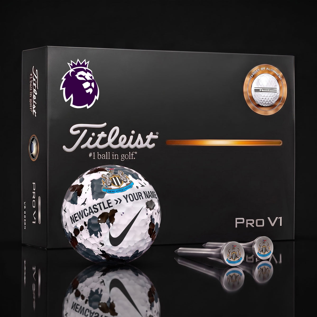 SIGNATURE EPL X NEW DELUXE PERSONALIZED GOLF BALL LIMITED EDITION V4