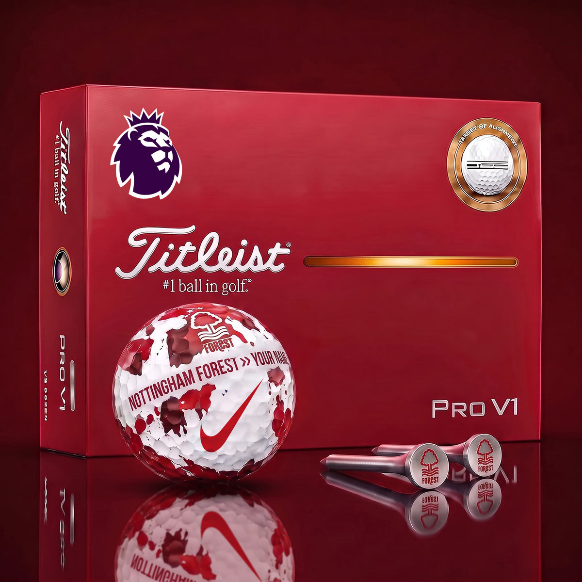 SIGNATURE EPL X NOT DELUXE PERSONALIZED GOLF BALL LIMITED EDITION V4