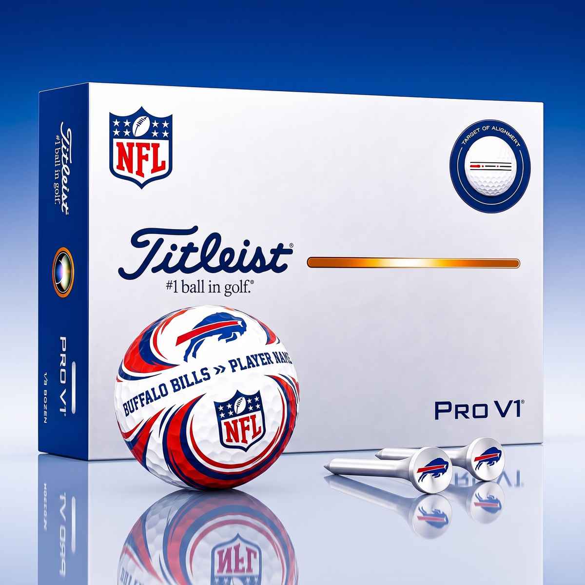 SIGNATURE NFL X BB DELUXE PERSONALIZED GOLF BALL LIMITED EDITION V3