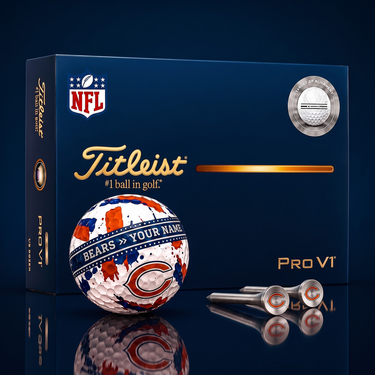 SIGNATURE NFL X CB DELUXE PERSONALIZED GOLF BALL LIMITED EDITION