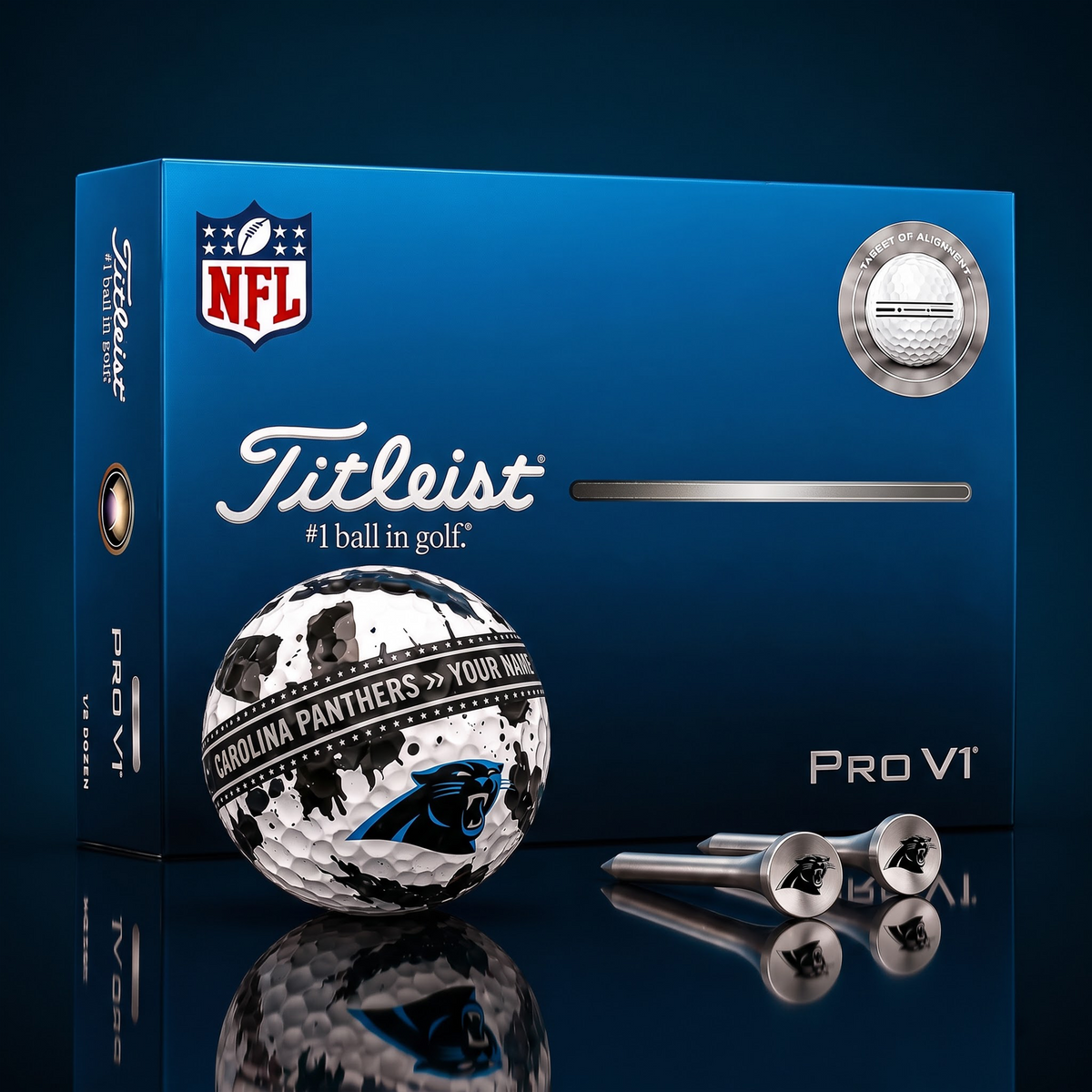 SIGNATURE NFL X CP DELUXE PERSONALIZED GOLF BALL LIMITED EDITION