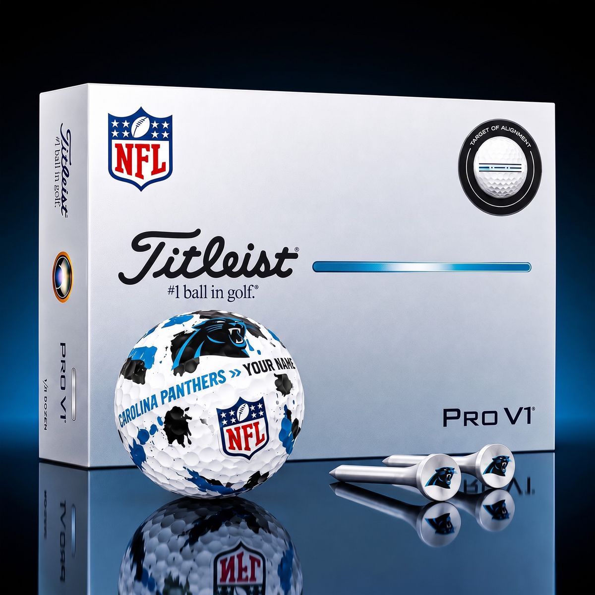 SIGNATURE NFL X CP DELUXE PERSONALIZED GOLF BALL LIMITED EDITION V2