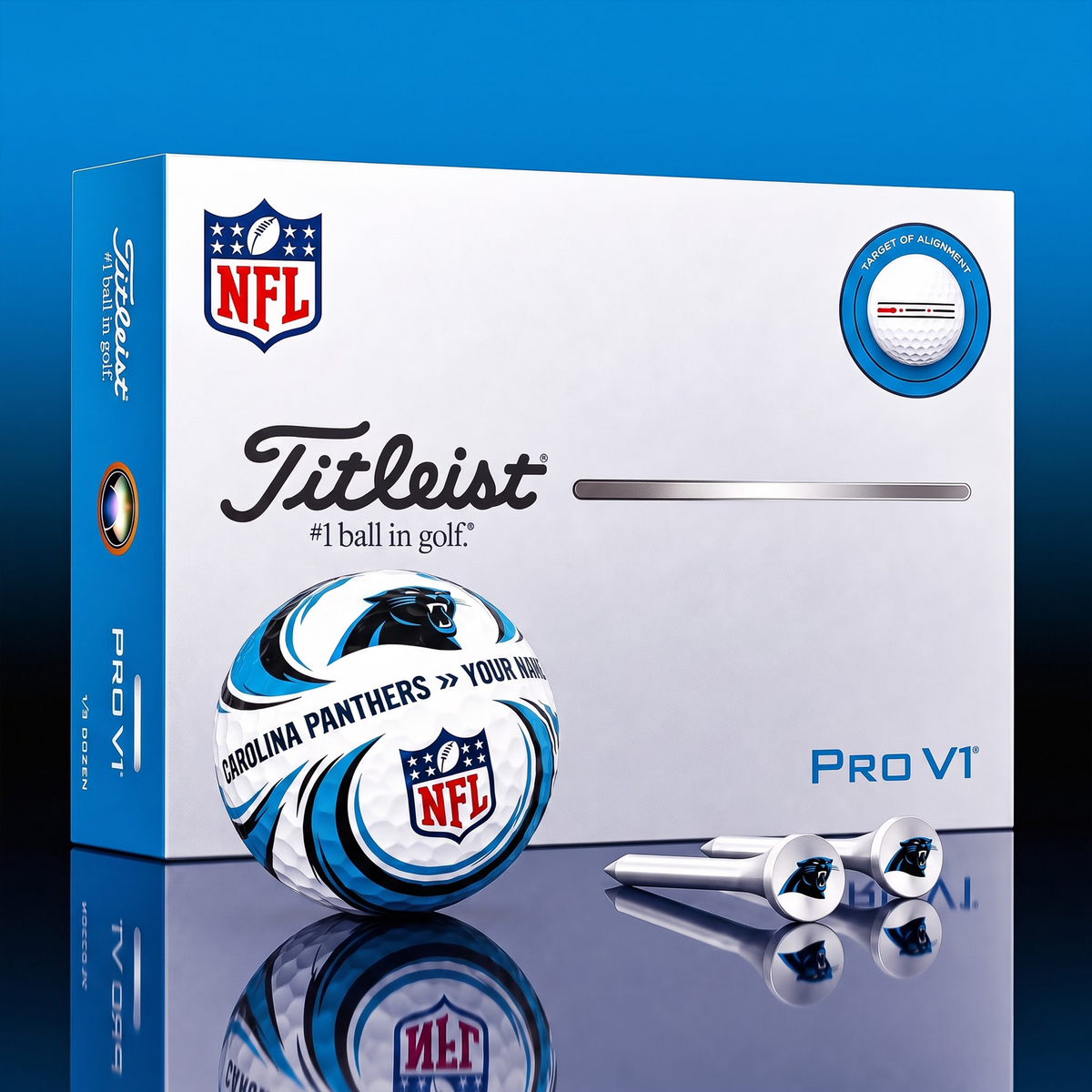 SIGNATURE NFL X CP DELUXE PERSONALIZED GOLF BALL LIMITED EDITION V3