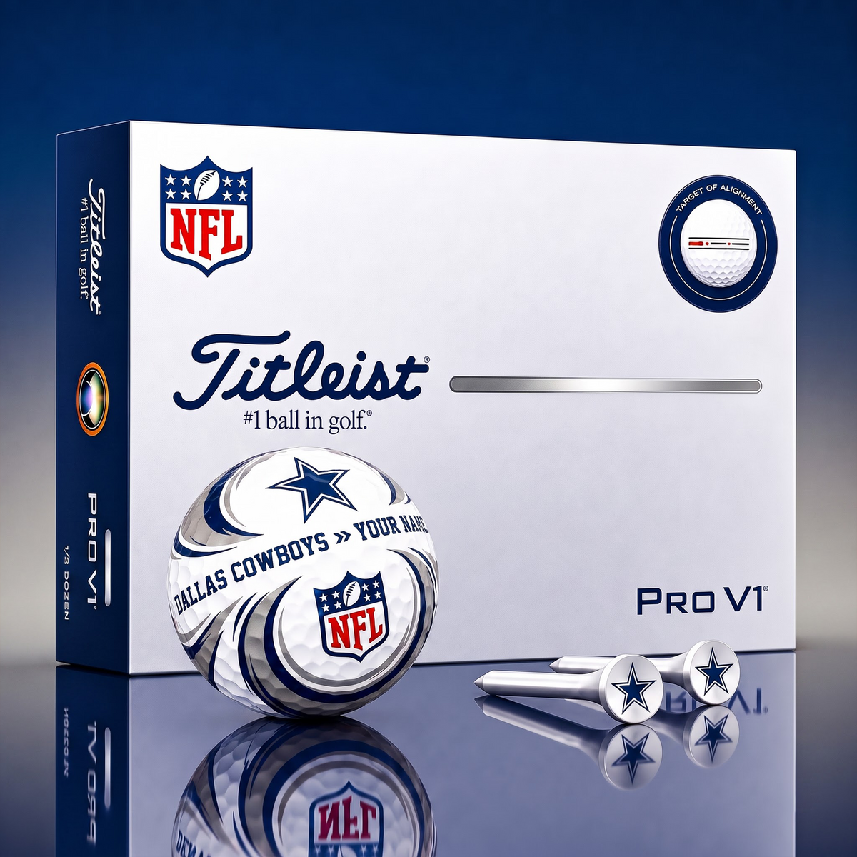 SIGNATURE NFL X DC DELUXE PERSONALIZED GOLF BALL LIMITED EDITION V3