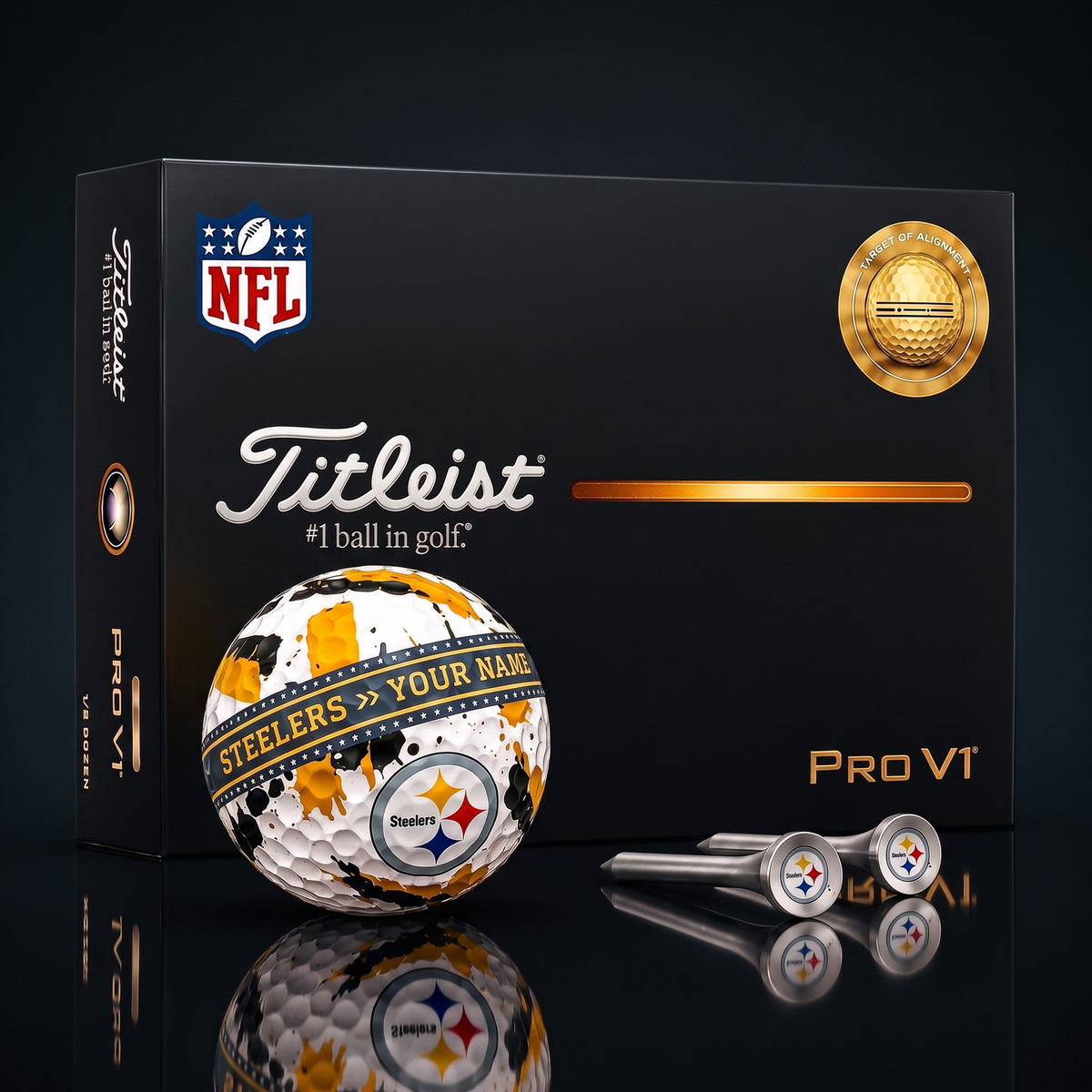 SIGNATURE NFL X PS DELUXE PERSONALIZED GOLF BALL LIMITED EDITION