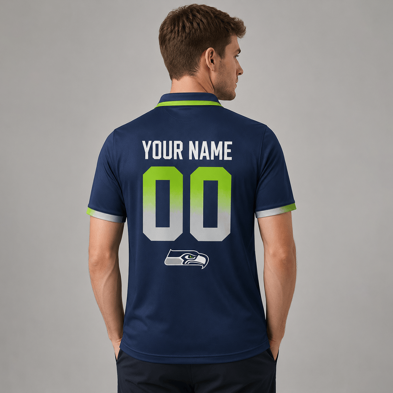 SS Premium NFL Personalized Match Day Polo Shirt