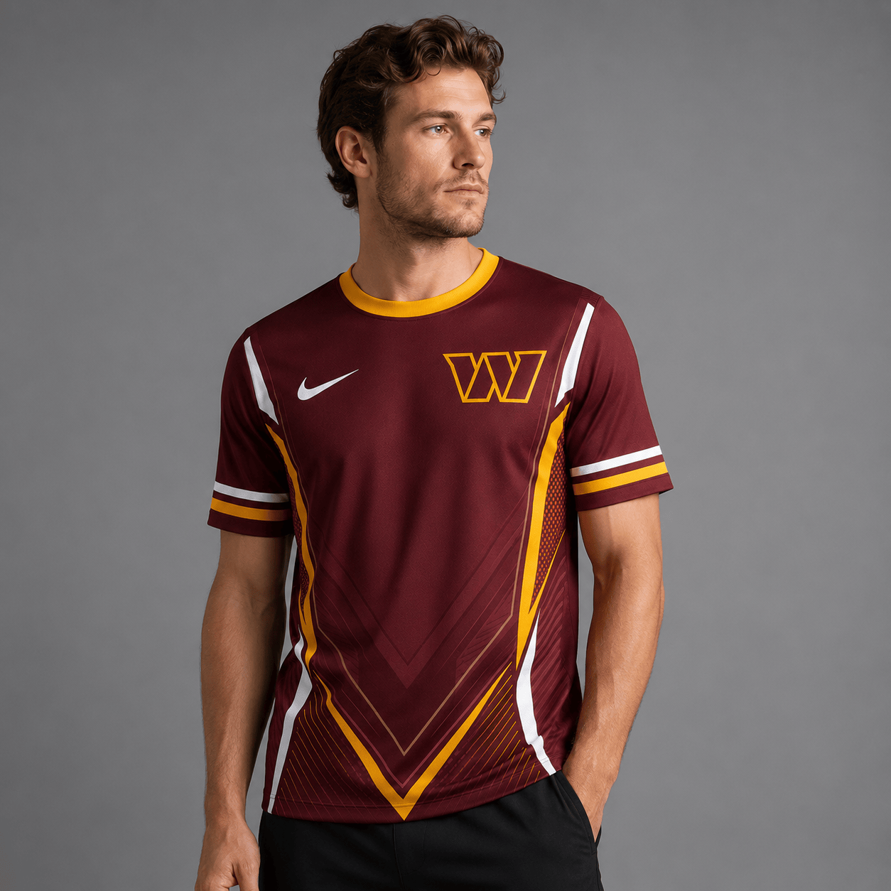 WC x NFL Custom Name Number Personalized Athletic T-Shirt