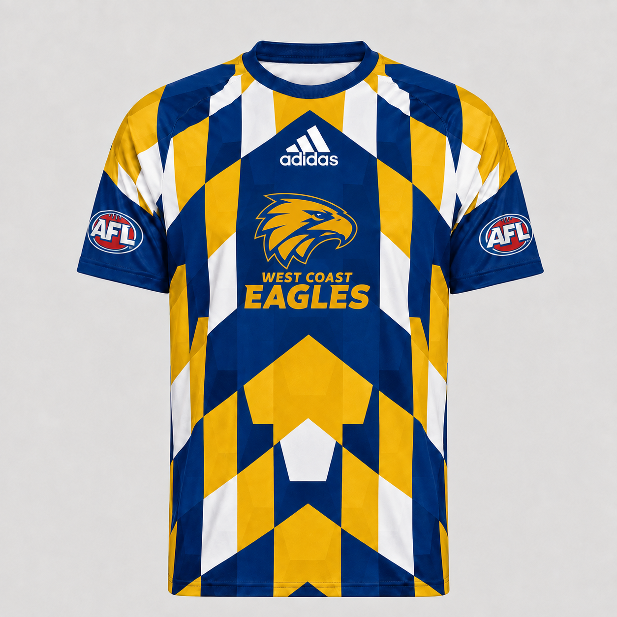WCE x AFL Premium Geometric Fan Performance T-Shirt