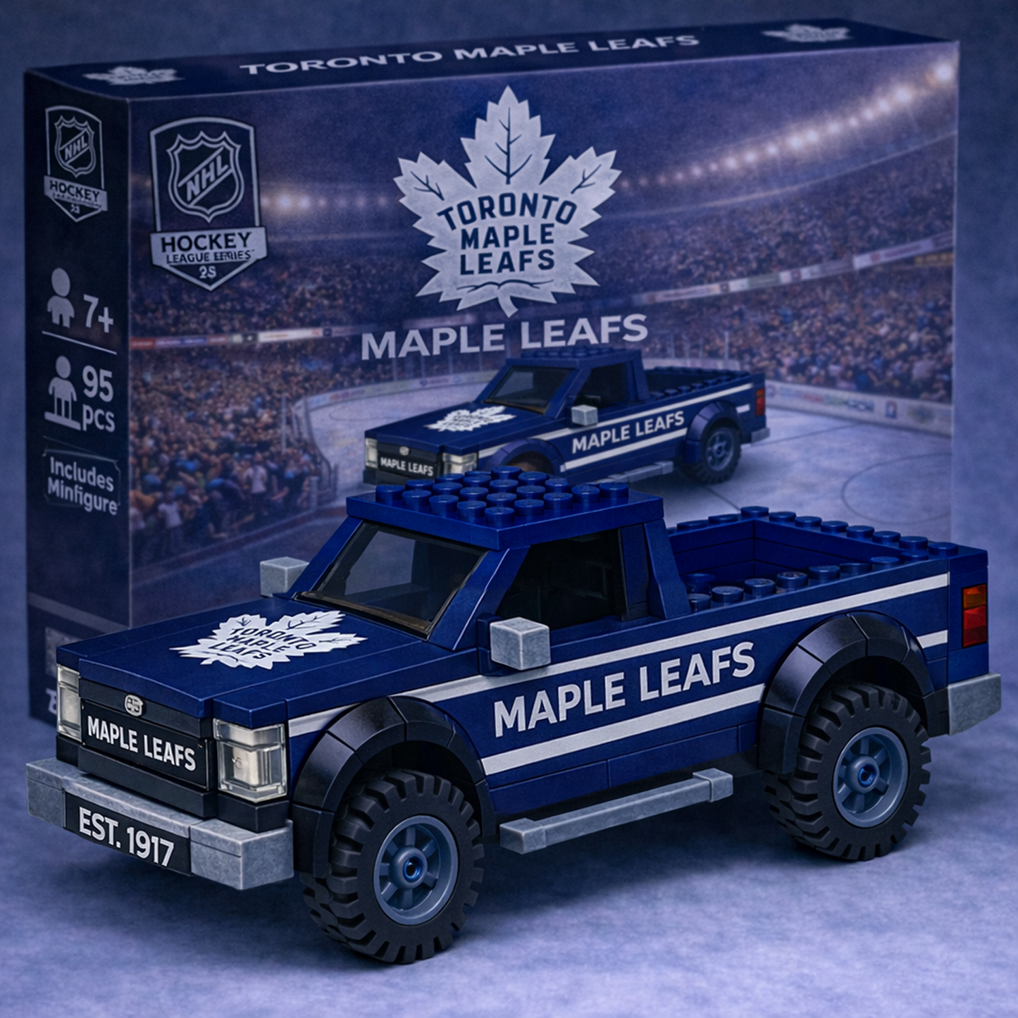 TOR x NHL Building Blocks Truck Toy Set V2 DatND DVT