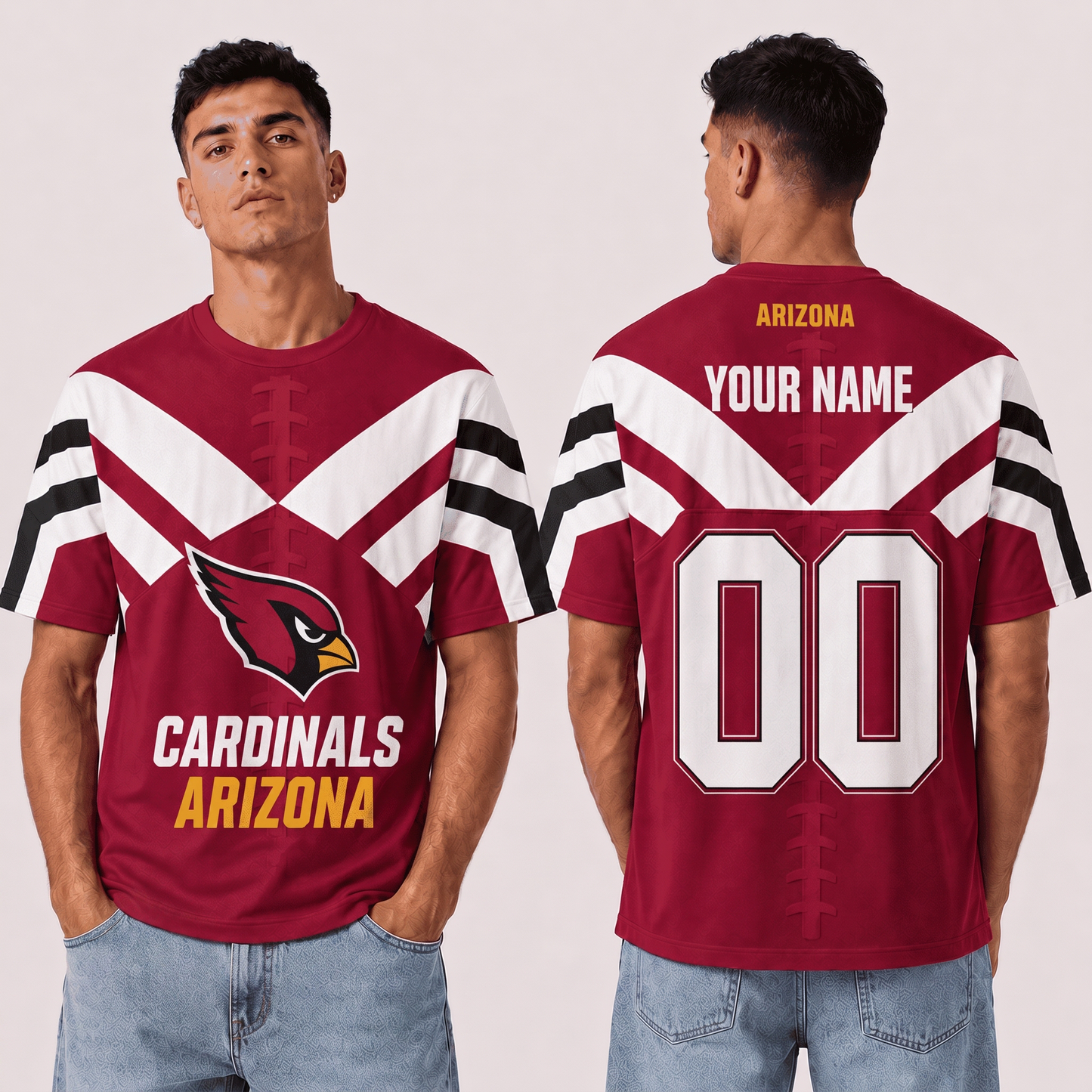 AC x NFL Premium T-Shirt 3D Personalized Gift For Fan
