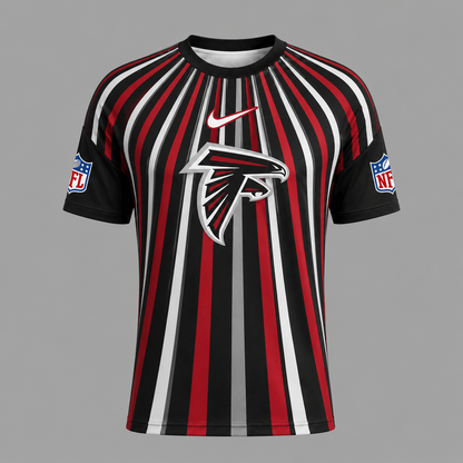 AF Premium NFL Men’s Athletic Vertical Stripe T-Shirt