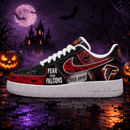 AF x Premium NFL Fear The Team Halloween AF1 Sneakers