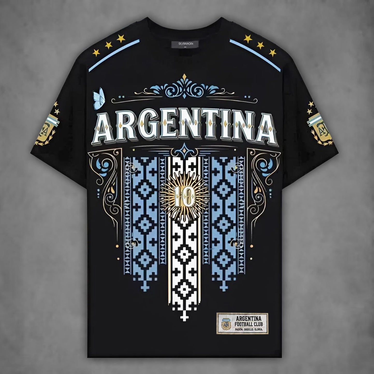 PREMIUM M10 X ARGEN LUXURY V-Neck T-SHIRT V003 NDT NHM 250626