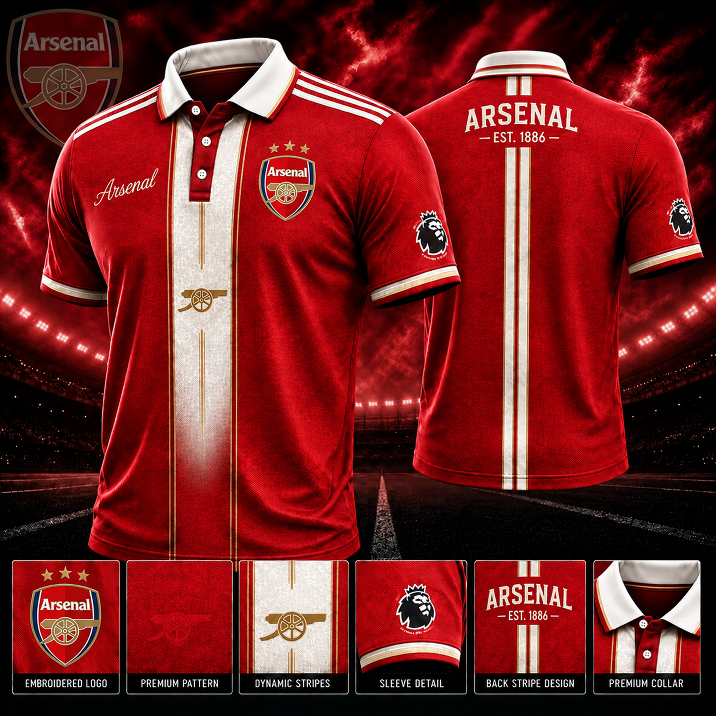 ARS x EPL Polo Shirt Limited Edition
