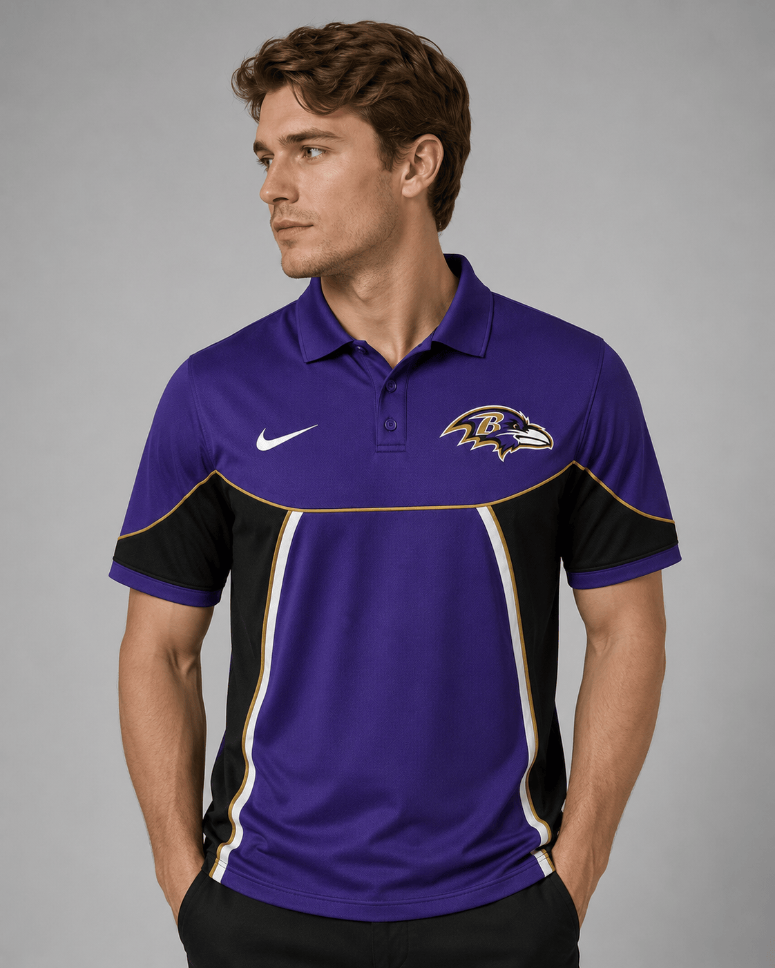 BR Premium NFL Personalized Sports Style Polo Shirt