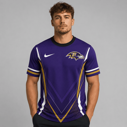 BR x NFL Custom Name Number Personalized Athletic T-Shirt