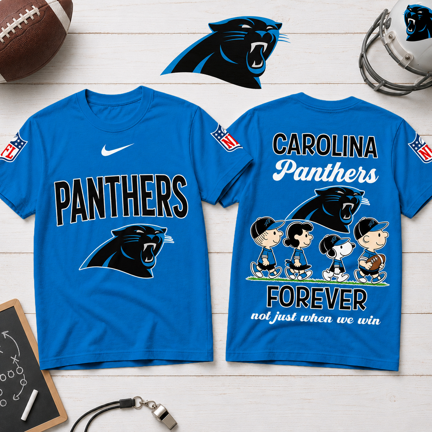 CAR x NFL Forever – Peanuts Football Fan 3D Shirt 2007