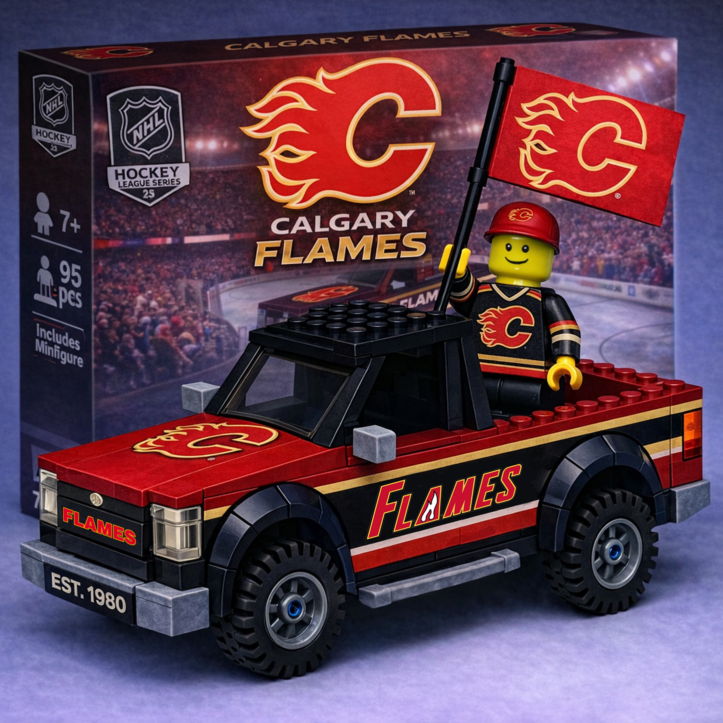 CGY x NHL Building Blocks Truck Toy Set V1 DatND DVT