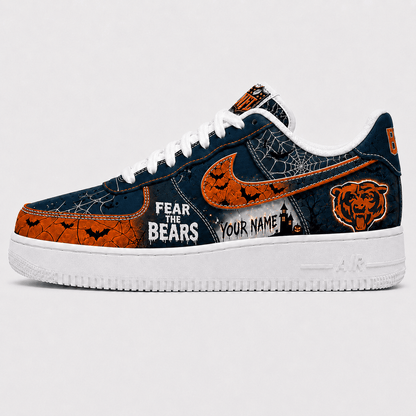 CHI x Premium NFL Fear The Team Halloween AF1 Sneakers