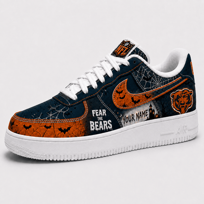 CHI x Premium NFL Fear The Team Halloween AF1 Sneakers