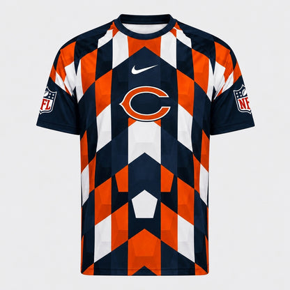 CHI x Premium NFL Geometric Fan Performance T-Shirt