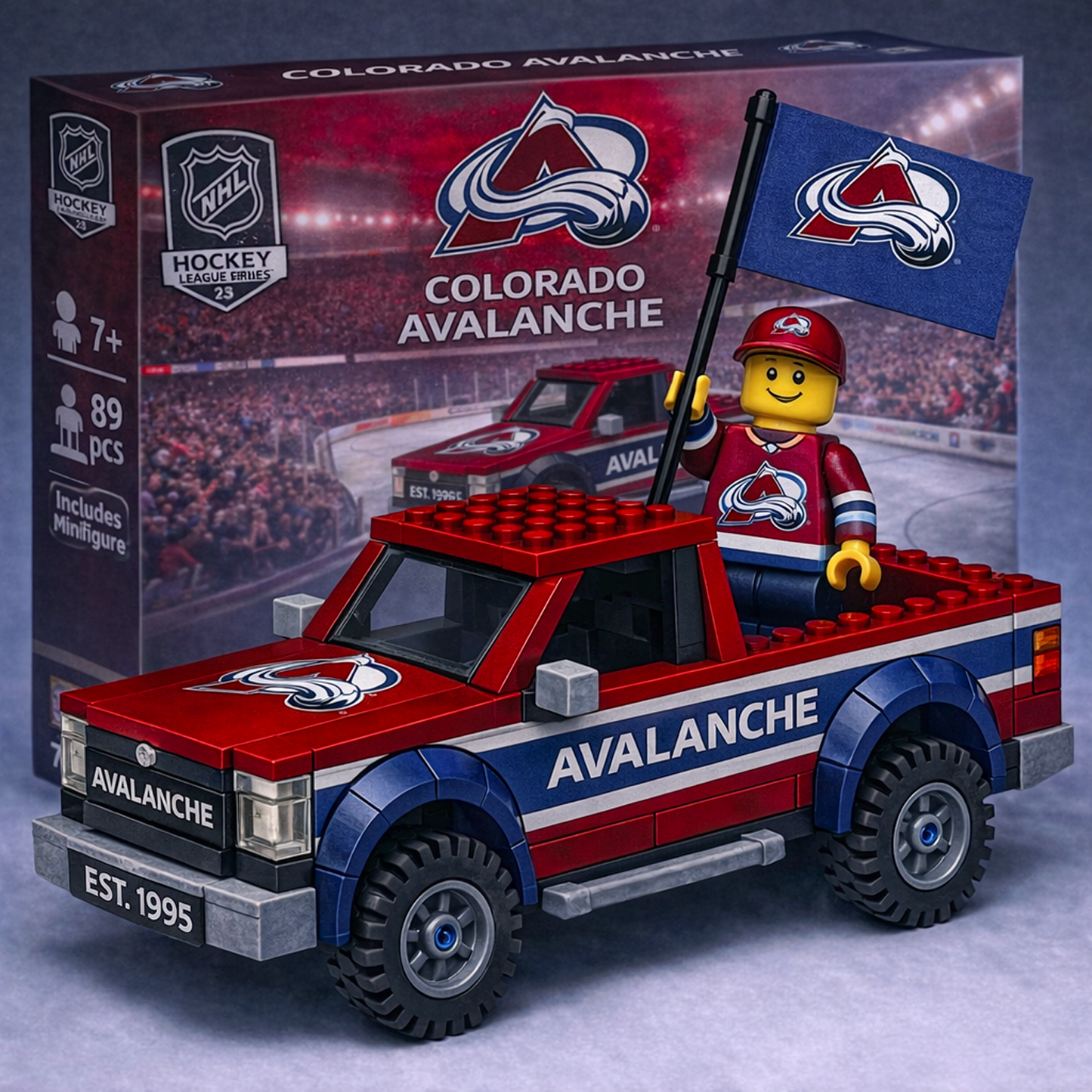 COL x NHL Building Blocks Truck Toy Set V1 DatND DVT