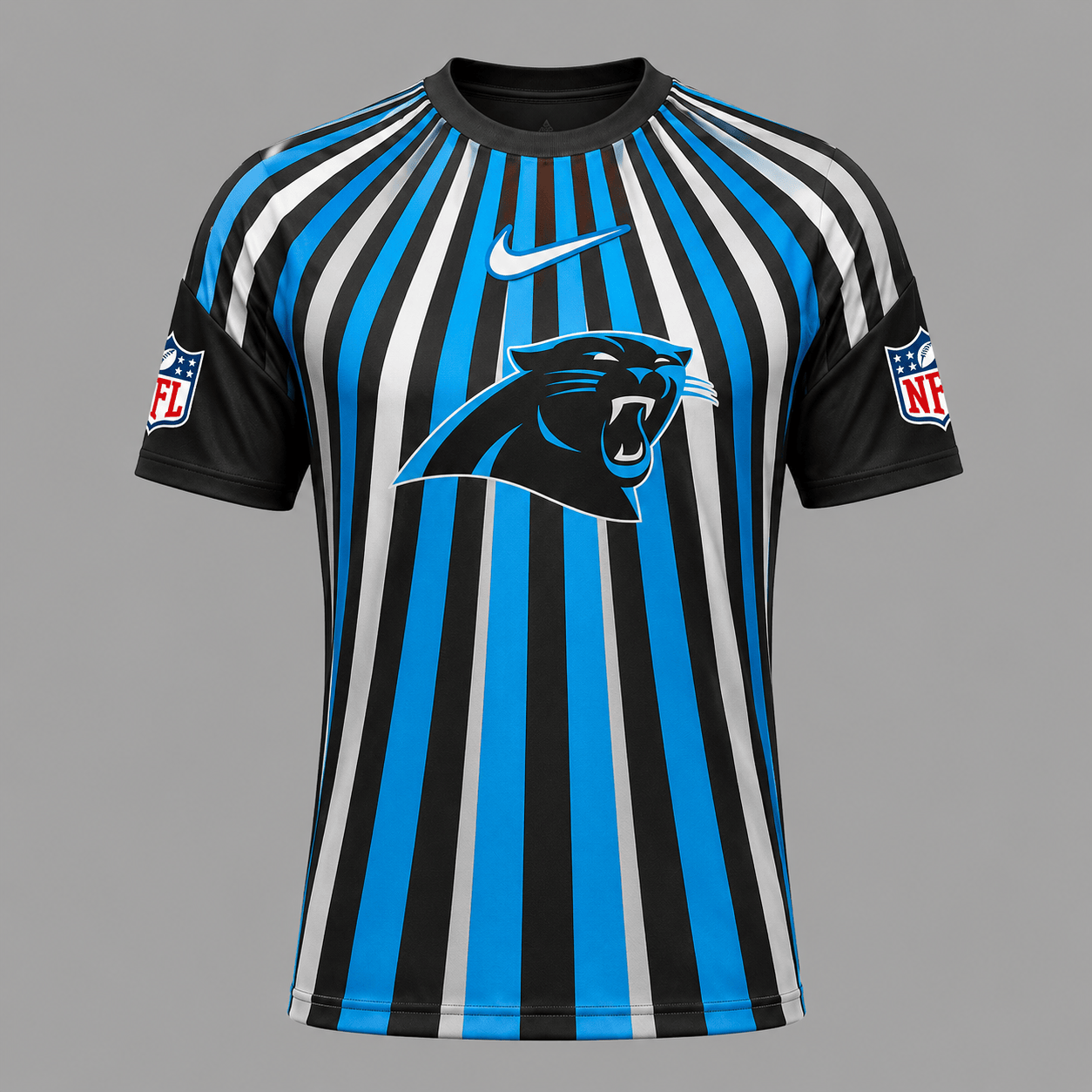 CP Premium NFL Men’s Athletic Vertical Stripe T-Shirt
