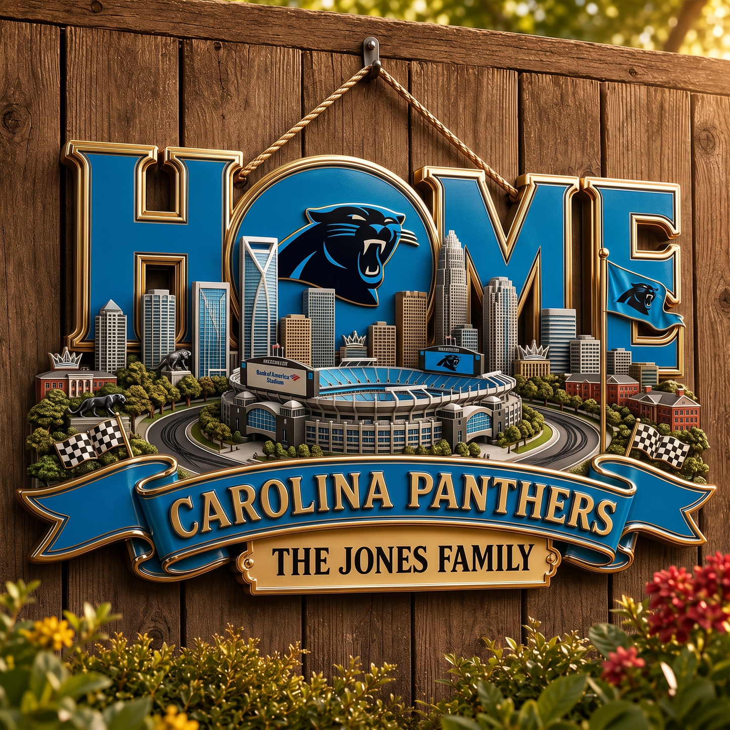 CP x NFL Team Home Metal Sìgn Custom Any Name Gifts For Home Decor